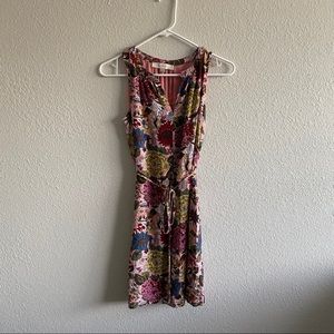 Ann Taylor LOFT Floral Sleeveless Dress XS